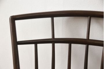 中古　美品　松本民芸家具　すっきりとした佇まいが魅力のバードケージチェア(ダイニングチェア、板座チェア、椅子、イス)(定価約13万円)(R-066897)