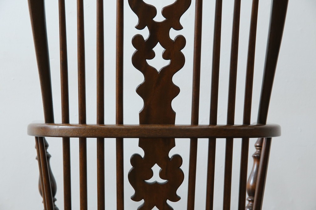 中古　松本民芸家具　#44A型　シックな色合いとクラシカルな佇まいが魅力のウィンザーチェア　定価約20万円　(R-066898)