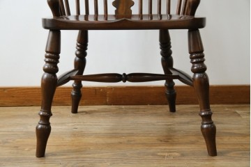 中古　松本民芸家具　#44A型　シックな色合いとクラシカルな佇まいが魅力のウィンザーチェア　定価約20万円　(R-066898)