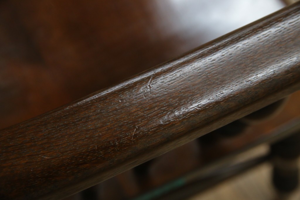 中古　松本民芸家具　#44A型　シックな色合いとクラシカルな佇まいが魅力のウィンザーチェア　定価約20万円　(R-066898)