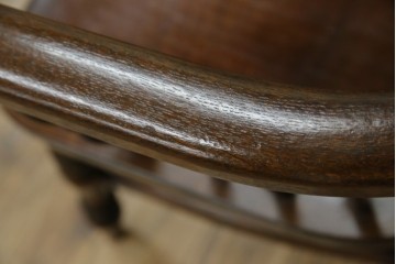 中古　松本民芸家具　#44A型　シックな色合いとクラシカルな佇まいが魅力のウィンザーチェア　定価約20万円　(R-066898)