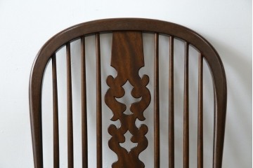 中古　松本民芸家具　#44A型　シックな色合いとクラシカルな佇まいが魅力のウィンザーチェア　定価約20万円　(R-066898)