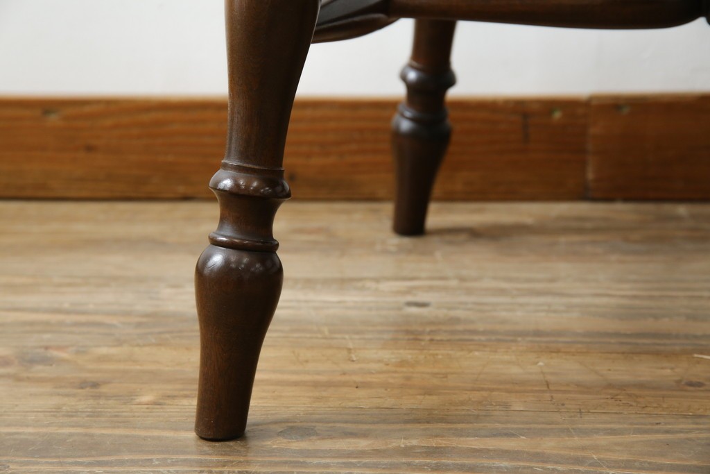 中古　松本民芸家具　#44A型　シックな色合いとクラシカルな佇まいが魅力のウィンザーチェア　定価約20万円　(R-066898)