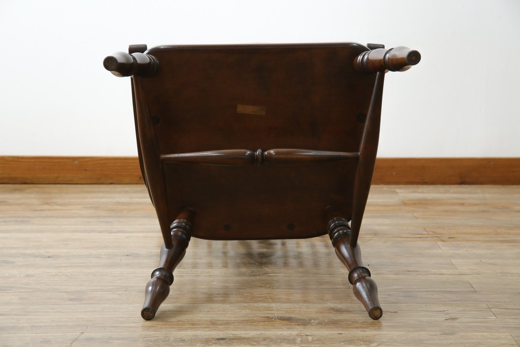 中古　松本民芸家具　#44A型　シックな色合いとクラシカルな佇まいが魅力のウィンザーチェア　定価約20万円　(R-066898)