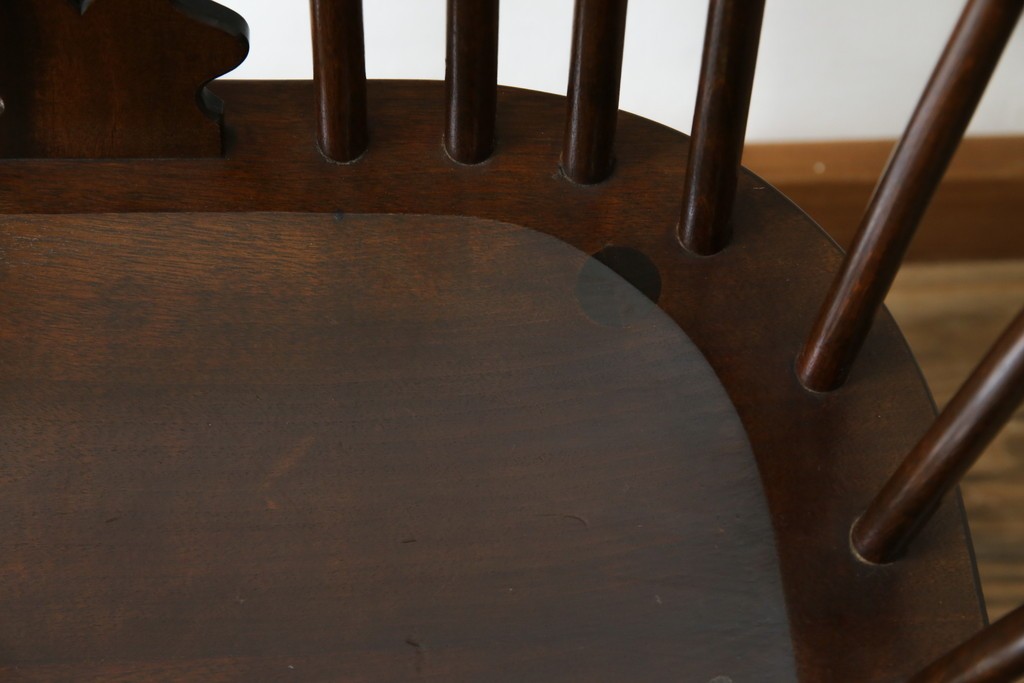 中古　松本民芸家具　#44A型　シックな色合いとクラシカルな佇まいが魅力のウィンザーチェア　定価約20万円　(R-066898)