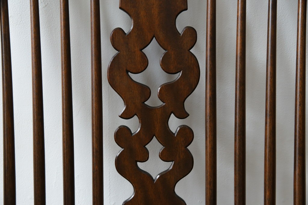 中古　松本民芸家具　#44A型　シックな色合いとクラシカルな佇まいが魅力のウィンザーチェア　定価約20万円　(R-066898)