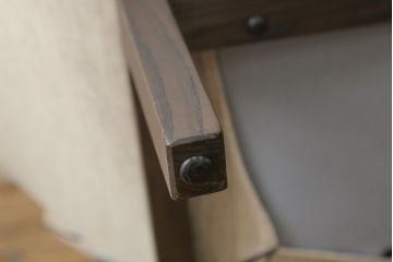 中古　極美品　イタリア製　Poliform(ポリフォーム)　Jean-Marie Massaud(ジャン・マリー・マッソー)　VENTURA(ベンチューラ)　洗練されたモダンデザインが魅力的なアームチェア(ラウンジチェア、1人掛けソファ、一人掛けソファ、パーソナルチェア)(定価約40万円6千円)(R-066909)