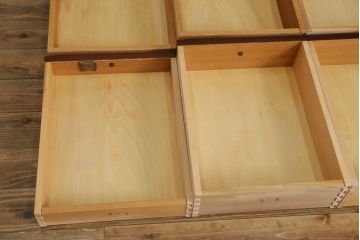 中古　神戸洋家具　メープル不二屋(MAPULE FUJIYA)　上品で洗練された佇まいが魅力の両袖デスク(両袖机、ニーホールデスク、ワークデスク、オフィスデスク、在宅用、在宅ワーク用)(定価約48万円)(R-066913)