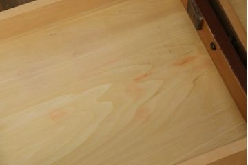 中古　神戸洋家具　メープル不二屋(MAPULE FUJIYA)　上品で洗練された佇まいが魅力の両袖デスク(両袖机、ニーホールデスク、ワークデスク、オフィスデスク、在宅用、在宅ワーク用)(定価約48万円)(R-066913)