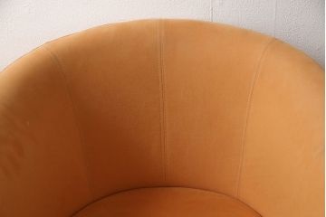 中古　arflex(アルフレックス)　MINI TONDA(ミニトンダ) モダンなデザインがお洒落!!丸い取っ手がアクセントの1人掛けソファ(一人掛けソファ、1P、パーソナルチェア、アームチェア、椅子、イス)(R-066921)