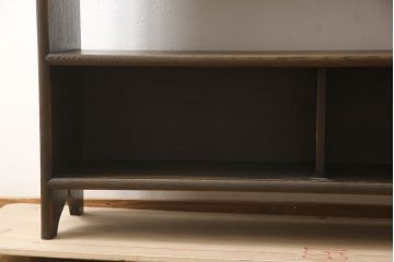 中古　美品　飛騨産業　PROVINCIAL(プロヴィンシャル・プロビンシャル)　和室や和モダンなリビングにおすすめ!!間仕切りとしても使える飾り棚(茶棚、オープンシェルフ、ディスプレイラック、ブックシェルフ、本棚)(定価約62万円)(R-066941)