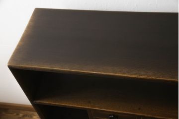 中古　美品　飛騨産業　PROVINCIAL(プロヴィンシャル・プロビンシャル)　和室や和モダンなリビングにおすすめ!!間仕切りとしても使える飾り棚(茶棚、オープンシェルフ、ディスプレイラック、ブックシェルフ、本棚)(定価約62万円)(R-066941)