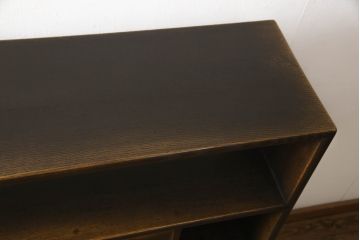 中古　美品　飛騨産業　PROVINCIAL(プロヴィンシャル・プロビンシャル)　和室や和モダンなリビングにおすすめ!!間仕切りとしても使える飾り棚(茶棚、オープンシェルフ、ディスプレイラック、ブックシェルフ、本棚)(定価約62万円)(R-066941)