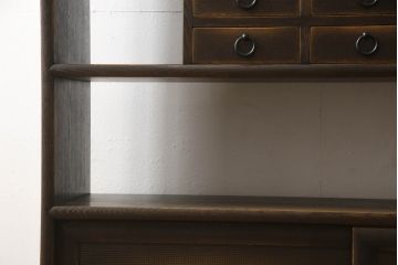 中古　美品　飛騨産業　PROVINCIAL(プロヴィンシャル・プロビンシャル)　和室や和モダンなリビングにおすすめ!!間仕切りとしても使える飾り棚(茶棚、オープンシェルフ、ディスプレイラック、ブックシェルフ、本棚)(定価約62万円)(R-066941)