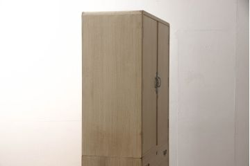 中古　凛とした佇まいが魅力の加茂総桐箪笥(四方丸、胴厚、総桐たんす、和タンス、衣装箪笥、着物箪笥、引き出し)(定価約160万円)(R-066942)