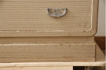 中古　凛とした佇まいが魅力の加茂総桐箪笥(四方丸、胴厚、総桐たんす、和タンス、衣装箪笥、着物箪笥、引き出し)(定価約160万円)(R-066942)