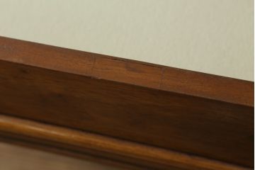 イギリスアンティーク　希少!!　マホガニー材　クラシカルな佇まいが魅力的!!上開きのガラスケース(ショーケース、ディスプレイケース、ジュエリーケース、コレクションケース、キャビネット、陳列棚、店舗什器、英国)(R-066944)