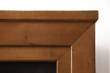 和製アンティーク　前面欅(ケヤキ)材　檜(ヒノキ)材　上手物　和の趣溢れる岐阜水屋箪笥サイドボード(茶箪笥、食器棚、和風キャビネット、収納棚、引き出し)(R-066949)