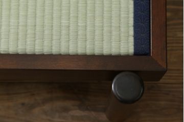 中古　松本民芸家具　637型ベッド(タタミ)　和モダンな空間づくりにおすすめのベッド(セミダブル、ベッドフレーム、畳、たたみ)(定価約60万円)(R-066969)