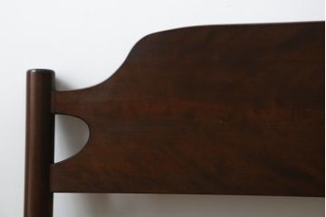 中古　松本民芸家具　637型ベッド(タタミ)　和モダンな空間づくりにおすすめのベッド(セミダブル、ベッドフレーム、畳、たたみ)(定価約60万円)(R-066969)