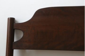 中古　松本民芸家具　637型ベッド(タタミ)　和モダンな空間づくりにおすすめのベッド(セミダブル、ベッドフレーム、畳、たたみ)(定価約60万円)(R-066969)