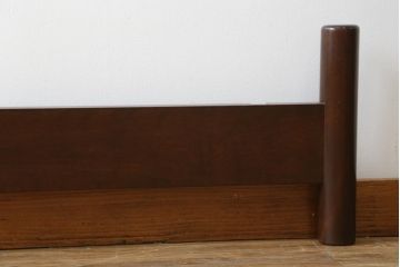 中古　松本民芸家具　637型ベッド(タタミ)　和モダンな空間づくりにおすすめのベッド(セミダブル、ベッドフレーム、畳、たたみ)(定価約60万円)(R-066969)