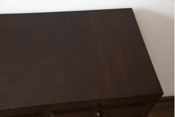 中古　松本民芸家具　D型整理タンスI　和洋どちらの空間にも馴染む洋服タンス(収納箪笥、衣装箪笥、引き出し、和箪笥、チェスト)(定価約38万円)(R-066971)