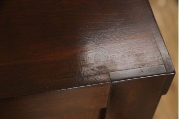 中古　松本民芸家具　D型整理タンスI　和洋どちらの空間にも馴染む洋服タンス(収納箪笥、衣装箪笥、引き出し、和箪笥、チェスト)(定価約38万円)(R-066971)