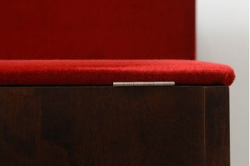 中古　神居民芸家具　クラシカルな佇まいが魅力的なビューローブックケース&スツールのセット(簿記机、ライティングビューロー、ワークデスク、在宅用、在宅ワーク用、本箱、収納棚、戸棚、キャビネット)(R-066974)