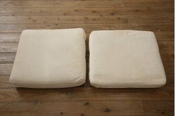 中古　ジョージナカシマ　CN118　CONOID CUSHION ARM　洗練された佇まいがモダンな空間を盛り上げるコノイドクッションアームチェア(ジョージ・ナカシマ、ラウンジチェア、リラックスチェア、一人掛けソファ、1Pソファ、椅子、イス)(定価688,600円)(R-066986)