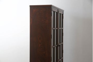 中古　岩谷堂箪笥　No.366　四尺書棚　上質な和の空間づくりにおすすめのブックケース(本箱、キャビネット、収納棚、戸棚、飾り棚)(定価約82万5千円)(R-066989)
