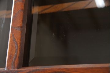 中古　岩谷堂箪笥　No.366　四尺書棚　上質な和の空間づくりにおすすめのブックケース(本箱、キャビネット、収納棚、戸棚、飾り棚)(定価約82万5千円)(R-066989)