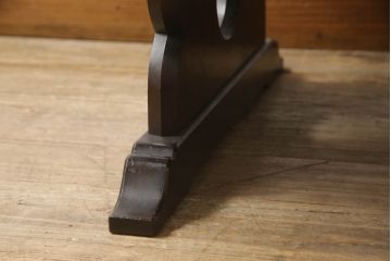 中古　松本民芸家具　上質な大人の空間づくりにぴったりな折り畳み文机(座机、ワークデスク、在宅用、在宅ワーク用、座卓、ローテーブル、センターテーブル、作業台、折りたたみテーブル)(R-066990)