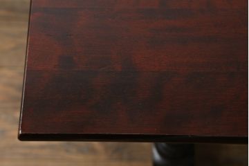 和製ビンテージ　北海道民芸家具　上品な佇まいが魅力のダイニングテーブル(食卓、4人掛け、6人掛け、ヴィンテージ)(R-066992)