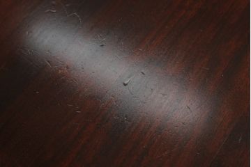 和製ビンテージ　北海道民芸家具　上品な佇まいが魅力のダイニングテーブル(食卓、4人掛け、6人掛け、ヴィンテージ)(R-066992)