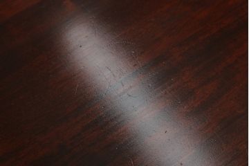和製ビンテージ　北海道民芸家具　上品な佇まいが魅力のダイニングテーブル(食卓、4人掛け、6人掛け、ヴィンテージ)(R-066992)