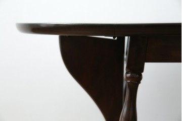 中古　松本民芸家具　凝った脚のデザインが魅力の#83型バタフライテーブル　定価約15万円　(R-067010)