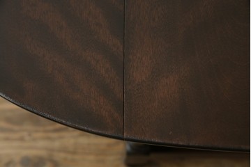 中古　松本民芸家具　凝った脚のデザインが魅力の#83型バタフライテーブル　定価約15万円　(R-067010)