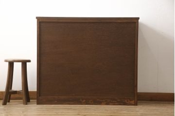 ラフジュ工房オリジナル　古建具リメイク　香の図模様が目を引くサイドボード(収納棚、戸棚、サイドキャビネット、組子)(R-067015)