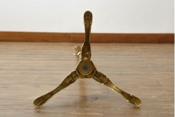 新品未使用　イタリア製　組み立て式　真鍮(しんちゅう)　ゴージャスな装飾が空間に華やぎをもたらすコートハンガー(ポールハンガー、ホールハンガー、帽子掛け、店舗什器)(定価約5万円)(R-067045)