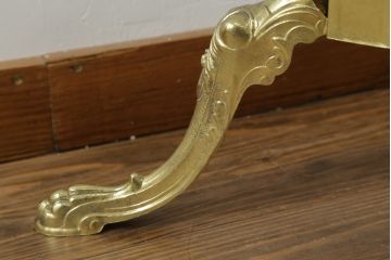 新品未使用　イタリア製　組み立て式　真鍮(しんちゅう)　ゴージャスな装飾が空間に華やぎをもたらすコートハンガー(ポールハンガー、ホールハンガー、帽子掛け、店舗什器)(定価約5万円)(R-067046)