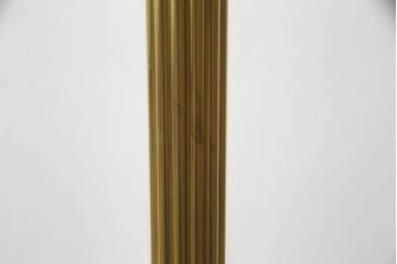 新品未使用　イタリア製　組み立て式　真鍮(しんちゅう)　ゴージャスな装飾が空間に華やぎをもたらすコートハンガー(ポールハンガー、ホールハンガー、帽子掛け、店舗什器)(定価約5万円)(R-067048)