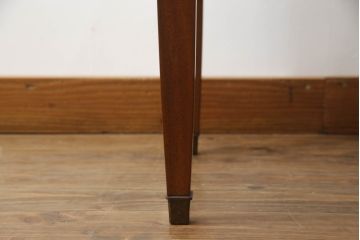 中古　美品　DREXEL HERITAGE(ドレクセルヘリテイジ)　Triune(トライユン)　Eグレード　J2440　直線的なフォルムが美しいスツール(オットマン、椅子、イス、チェア)(定価約10万円)(R-067110)