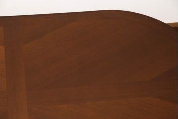 中古　美品!!　マルニ木工(MARUNI)　地中海シリーズ　クラシカルで優美な佇まいが魅力のセンターテーブル(ローテーブル、コーヒーテーブル、カフェテーブル、リビングテーブル、オーバル型)(定価約12万5千円)(R-067114)