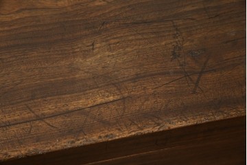 和製アンティーク　くすのき(クス、楠)材　シンプルなデザインが取り入れやすい収納箱　(R-067121)