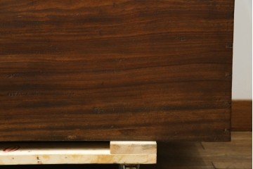 和製アンティーク　くすのき(クス、楠)材　シンプルなデザインが取り入れやすい収納箱　(R-067121)