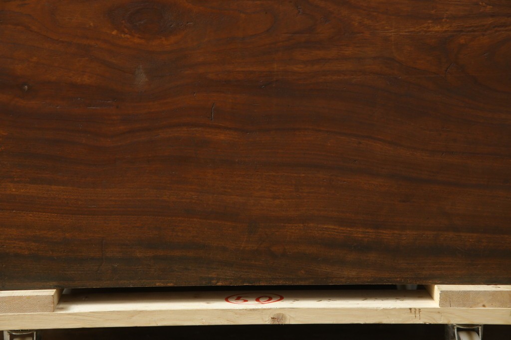 和製アンティーク　くすのき(クス、楠)材　シンプルなデザインが取り入れやすい収納箱　(R-067121)