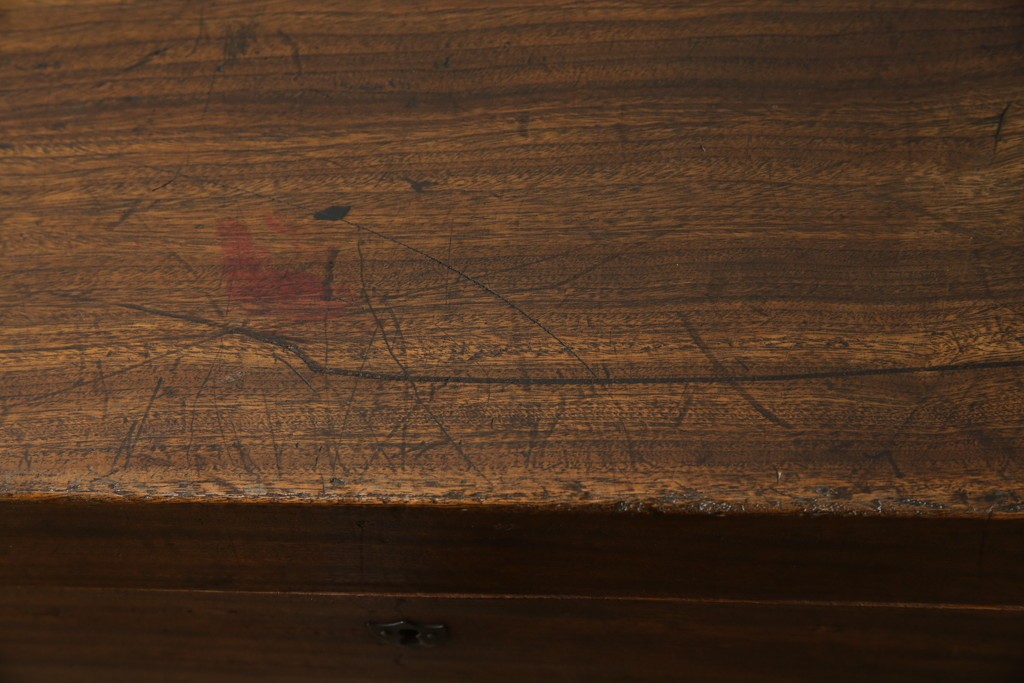 和製アンティーク　くすのき(クス、楠)材　シンプルなデザインが取り入れやすい収納箱　(R-067121)