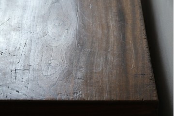 和製アンティーク　くすのき(クス、楠)材　シンプルなデザインが取り入れやすい収納箱　(R-067121)