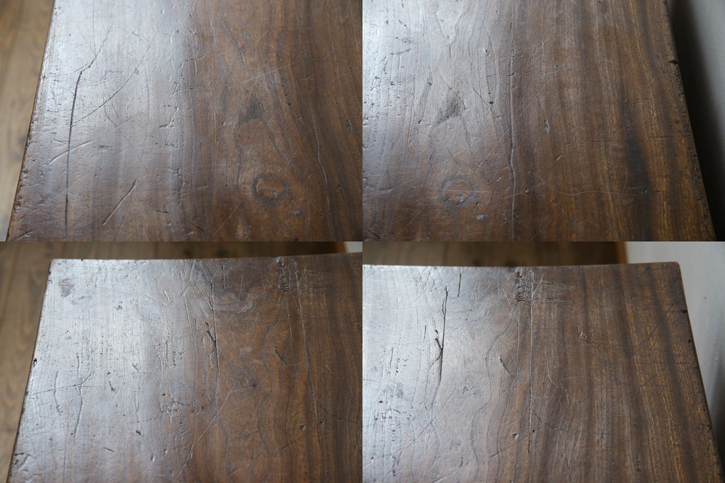 和製アンティーク　くすのき(クス、楠)材　シンプルなデザインが取り入れやすい収納箱　(R-067121)